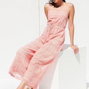NWT Urban Outfitters Audra Gingham Jumpsuit